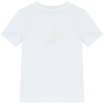 Boys White Logo T-Shirt