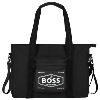 Black Logo Changing Bag