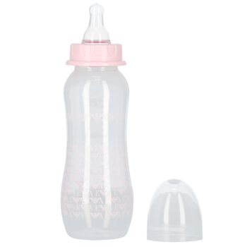 Baby Girls Pink Logo Baby Bottle