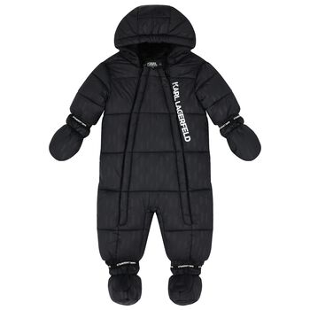 Black Logo Snowsuit