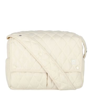 Beige Logo Baby Changing Bag