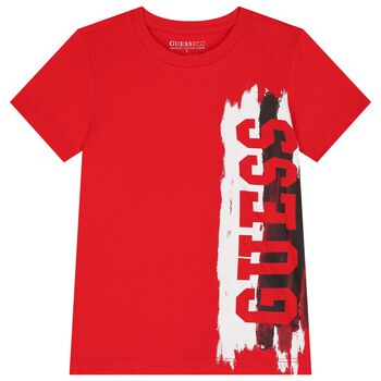 Boys Red Logo T-Shirt