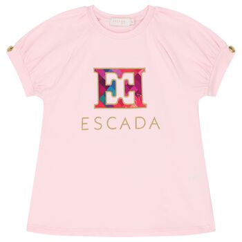 Girls Pink Logo T-Shirt