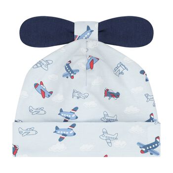 Baby Boys Blue Sky-High Planes Hat