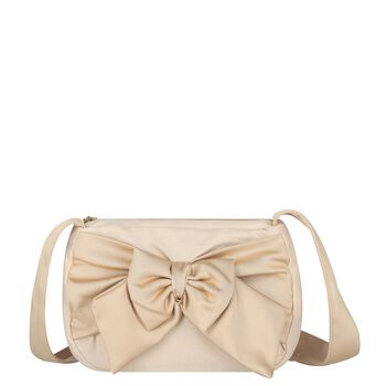 Girls Gold Bow Handbag