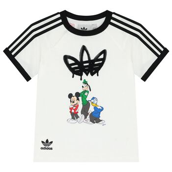 White Disney Logo T-Shirt