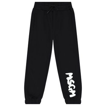 Black Logo Joggers