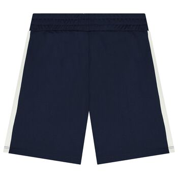 Boys Navy Blue Target Logo Shorts