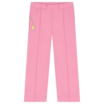 Girls Pink Logo Trousers