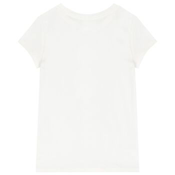 Grils White Polo Bear T-Shirt