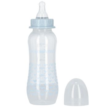 Baby Boys Blue Logo Baby Bottle