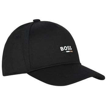 Boys Black Logo Cap