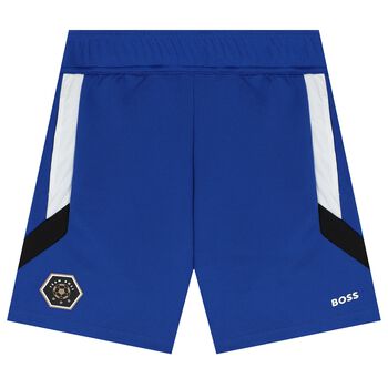 Boys Blue Logo Shorts