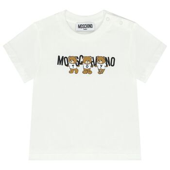 Ivory Teddy Bear Logo T-Shirt