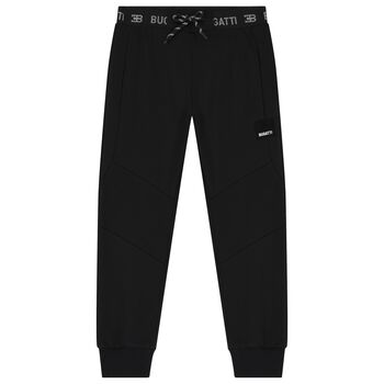 Boys Black Logo Joggers