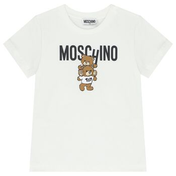 Ivory Teddy Bear Logo T-Shirt