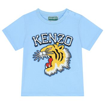 Blue Varsity Tiger T-Shirt